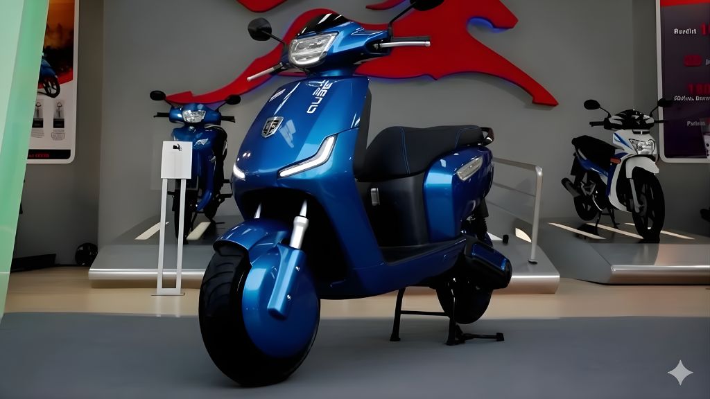TVS Hybrid Scooter Launched